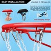 Chain Basketball Net Heavy Duty Replacement,Carbon Steel Basketball net, Anti-Rust