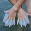 Frog Webbed Swim Gloves (2-Pack, L) for Water Play Swim Gloves 2ea