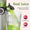 Anybear Cold Press Juicer, 200W Slow Masticating Juicer 4.3" Large