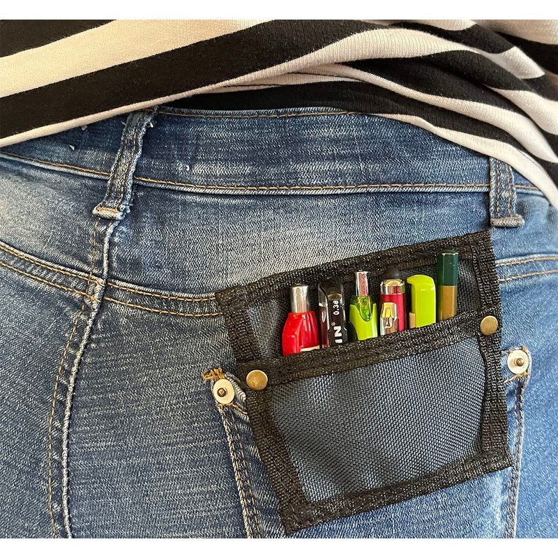 SUCHI Pocket Protector- Pen Holder Pouch Organizer for Shirts, Lab
