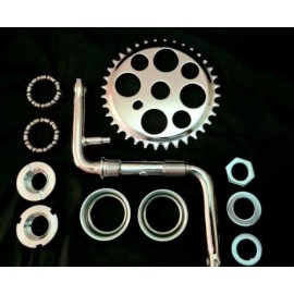 Vintage Lowrider 20" VINTAGE Lowrider Crank Package 36t Sprocket, 4" Crank & Bottom Bracket Set.