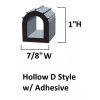 Brickyard D-Seal White EPDM Heavy Duty Adhesive RV Slide Out