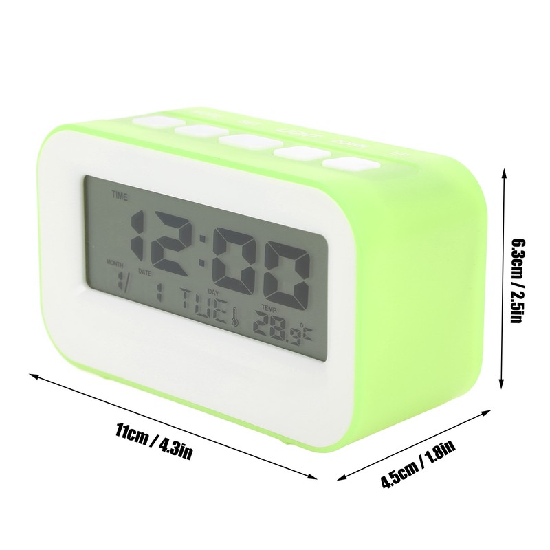 LCD Kids Alarm Clock Backlight Musical Alarms Countdown Timer Function