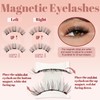 Higu clace Magnetic Eyelashes, Magnetic Eyelashes Without Eyeliner, Magnetic Eyelashes