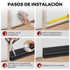 2PCS Guardapolvo y Protector para Puerta, Polvo del Sello Inferior