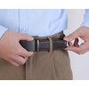Acewin Men's Leather Belt, Automatic Work Belt, Adjustable, Width 35