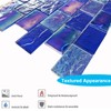 LSDECO 5 Sheets Glass Tile Mosaic Tiles Pool Tile Backsplash