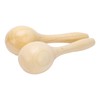 2Pcs Sand Hammer Early Education Instrument Wooden Toddler Percussion Musical