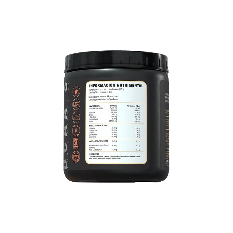 Amz Bcaa 420g Glutamina Carnitina 30 Porciones