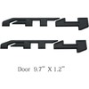AT4 Badge Emblems 3-Piece in Black for 2021-2023 GMC Yukon,