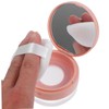 Mikinona Reusable Plastic Makeup Powder Box 2pcs Loose Powder Container