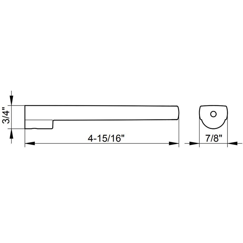 Keuco 12763010000 Spare Paper Holder - Chrome