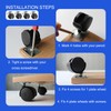 Dalyndar Furniture Casters 1.5 Inch Swivel Wheels Replacement Universal Rollers