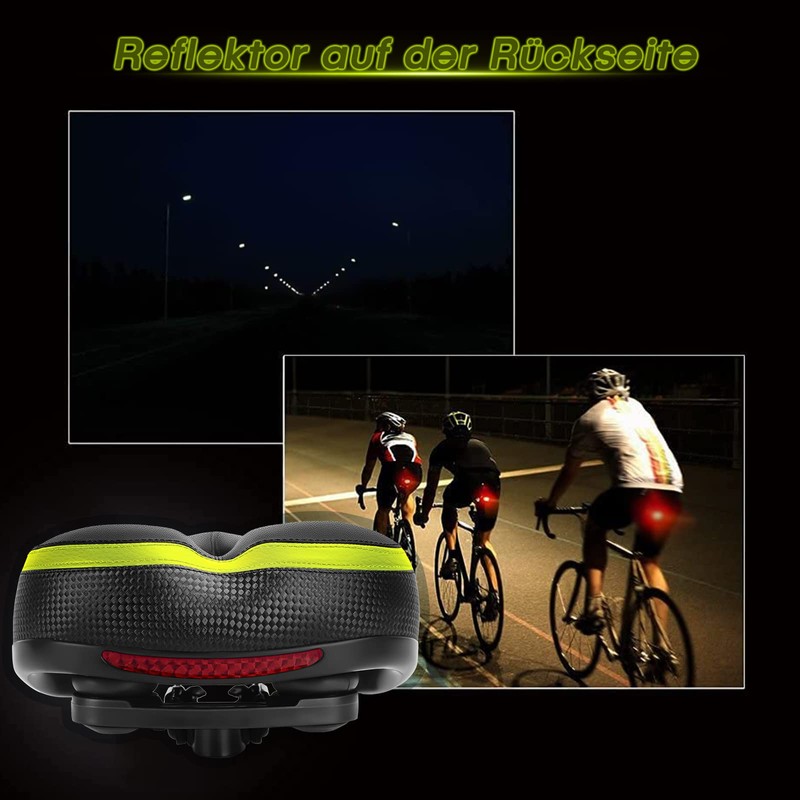 Bicycle Saddle, Bicycle Seat for Women, Men, Comfortable Soft Gel