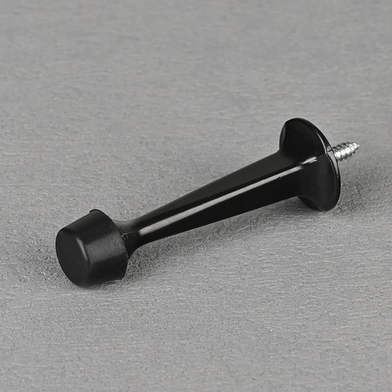 2 Pack Door Stoppers, Zinc Alloy Wall Mounted Door Stop