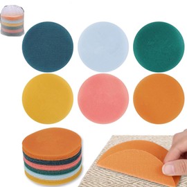 WEZCHUGHAOL 36Pcs Multicolor Carpet Sit Spots Markers with Storage Bag, Floor Dots for Classroom Sitting, Teacher Supplies Kindergarten Decoration, Circle Time Sit Stickers
