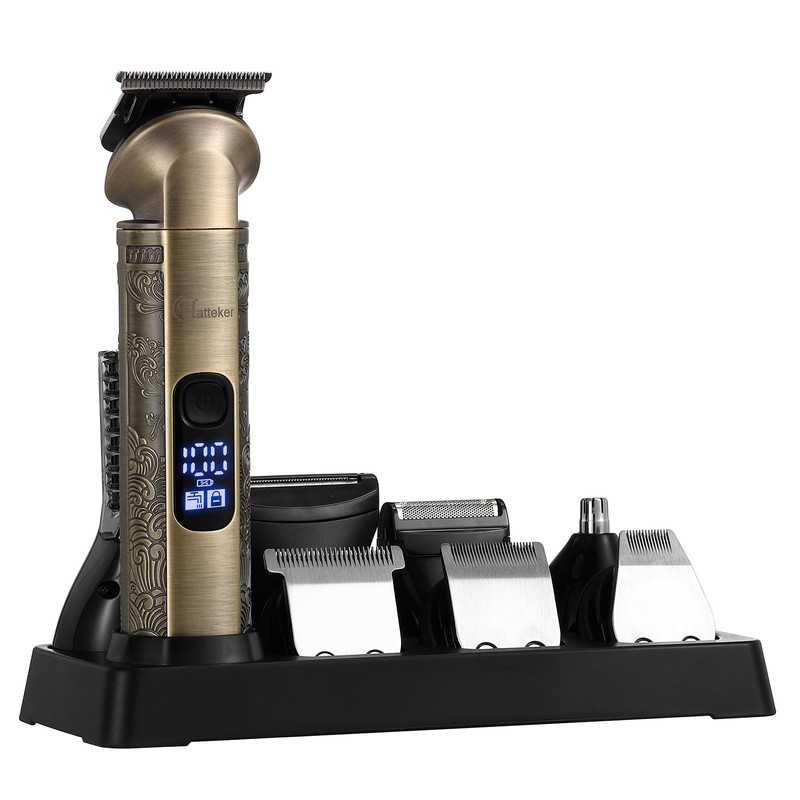 Hatteker Beard Trimmer Kit Professional Barber Zero Gap T Blade
