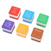 24PCS Teacher Stamps Reusable English Homework Encouraging Grading Stamp for