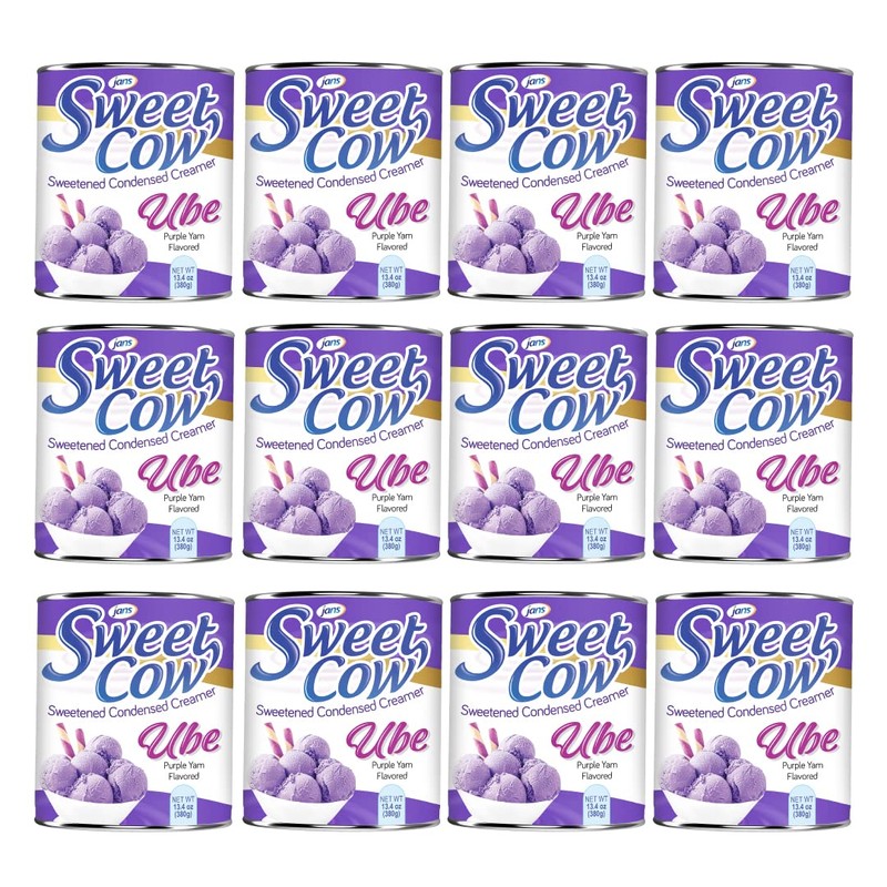 Ube Condensed Milk, 13.40 oz Can (Pack of 12) —