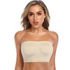 ANGOOL Bandeau Bra Seamless Non Padded Strapless Bra Boobtube Style