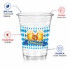 Oktoberfest Cups Party Supplies - 14oz 50 Pack Blue White
