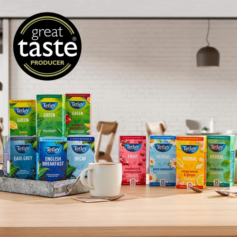 Tetley - Green Tea Pure 50 Bags - 100g