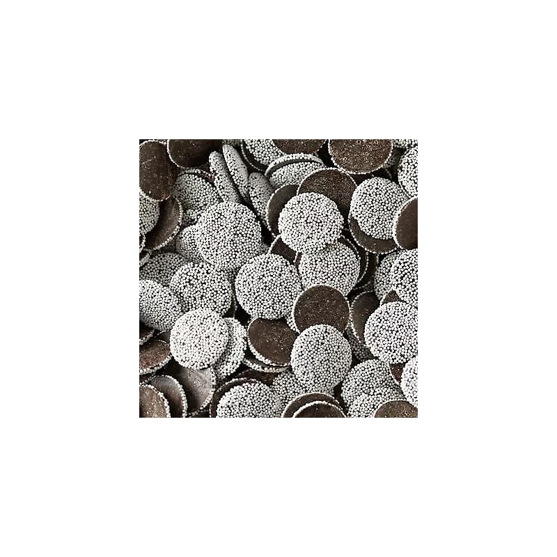 Bayside Candy Nonpareil Snow Caps, 3LBS-dark chocolate