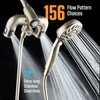 Aquadance High Pressure 156 Setting 14 Zone Shower Head &