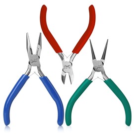 Mr. Pen- Jewelry Pliers, 3 Pack, Jewelry Making kit, Pliers for Jewelry Making, Mini Pliers, Wire Cutters for Jewelry Making, Chain Nose Pliers, Craft Pliers, Earring Pliers