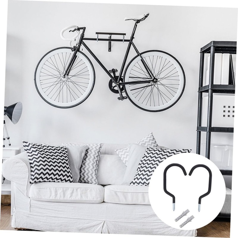 BUGUUYO Bicycle Hangers Wall Mounted Bicycle Hook Garage Hooks for