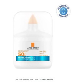 La Roche-Posay Anthelios UVAIR FPS 50+, Protector Solar invisible 50 ml. Textura ligera. Con Ácido Hialurónico, Niacinamida y Vitamina E.