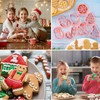 Christmas cookie cutter, 8 pieces Christmas cookie cutter set, snowflakes,