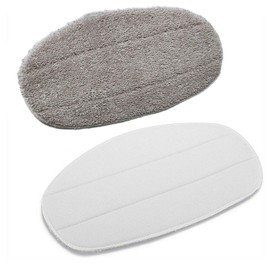 OrangeClub CleanTenso Replacement Pads Steam Mop Cover for Deep Pore Cleaning, Steam Mop Replacement with Velcro Base (Pack of 8)