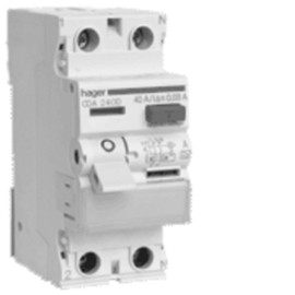 Hager FI-Schutzschalter 2pol. 16A/30mA,6kA CDA216D