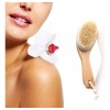 Cepillo Corporal Madera Bambú Natural Curveado Ecológico F