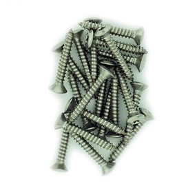 No.7 x 0.875 (3.9mm x 22mm) TX Raised Countersunk Self-Tapping Screw - Stainless Steel (A2) (Pack of 20)