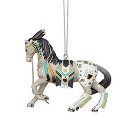 Enesco Trail of Painted Ponies Homage to Bear Paw Hanging Ornament, 2.6 Inch, Multicolor,Christmas