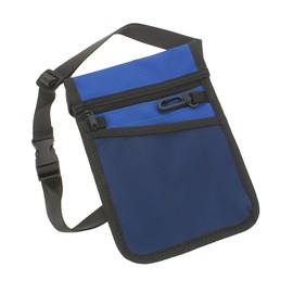 ASA Techmed Nurse Fanny Pack Pocket Organizer Pouch Hip Bag Medical Organizer Belt with Nursing Tools Included (Blue)