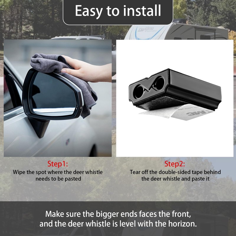 Deer Whistle for Car - Upgraded Deer Whistles for Vehicles