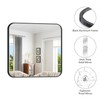 FORBATH Bathroom Mirror 30" x 30", Large Square Wall Mirror