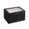 V-LAFUY Jewelry Boxes with Glass Lid, Jewelry Boxes for Women