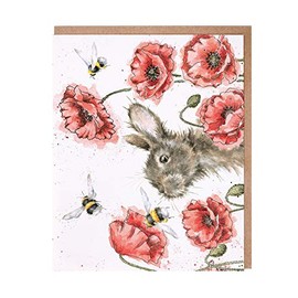 Wrendale Designs Greeting Card - LET IT BEE (Rabbit)