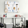 EVERHANGER Metal Pegboard Panels, Heavy Duty Pegboard Wall Organizer, Garage