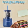 JARLINK Electric Pencil Sharpener, Heavy-Duty Helical Blade to Fast Sharpen,