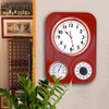 Lily's Home Reloj de cocina retro con temperatura y temporizador