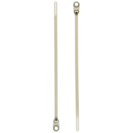 Thomas & Betts TY35M Cable Tie, Nylon, 50 lb, 8", 10 Mounting Hole, Natural (Pack of 1000)