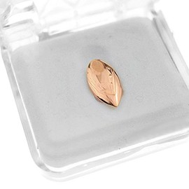 Vampire Fang Single Cap 14k Rose Gold Plated Top Canine K9 Custom Tooth Dracula Grillz