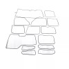 auguisy-motortrim 14pcs Window Sunshade Visors Full Set UV Block For