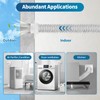 90 Degree Dryer Vent Connector Kit, Dryer Vent Elbow, Space