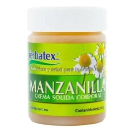 Pomada De Manzanilla, Crema Sólida Corporal, Frasco De 40g                                                                                            